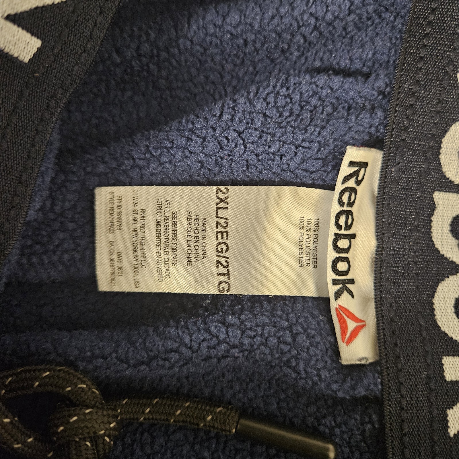 Reebok Sweatpants Mens 2XL Joggers Blue 38x32 Activewear thumbnail 2