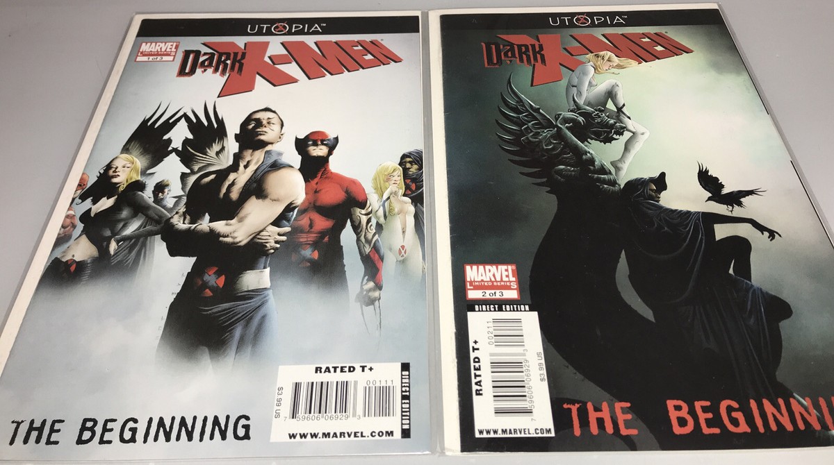 X-MEN DARK #1,2 (-9.4) UTOPIA/THE BEGINNING/Marvel Comics Mini