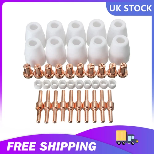 40Pc For PT31 LG-40 CUT-50 Plasma Cutting Cutter Consumable Welding For Parkside