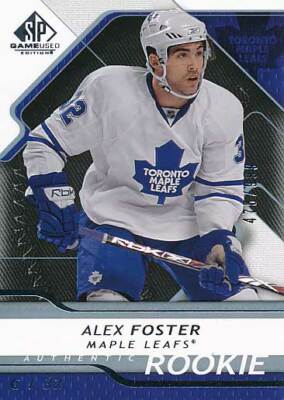 2008-09 SP Game Used #102 ALEX FOSTER - Rookie Card x/999 - Toronto Maple Leafs