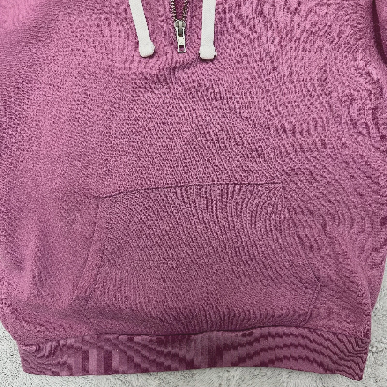 VETEMENTS Felpa con cappuccio Victoria's Secret ROSA cordini donna S tasca anteriore difetti multicolore