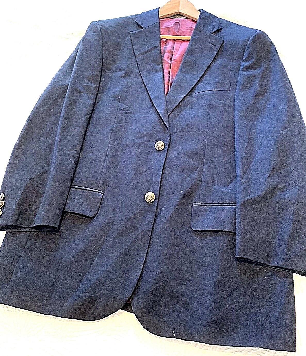 PENDLETON navy blue lightweight soft wool sports … - image 1