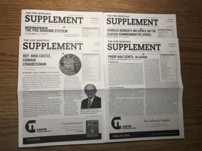 the COIN DEALER newsletter - MONTHLY SUPPLEMENT - Complete Set 2016 (12 Issues)