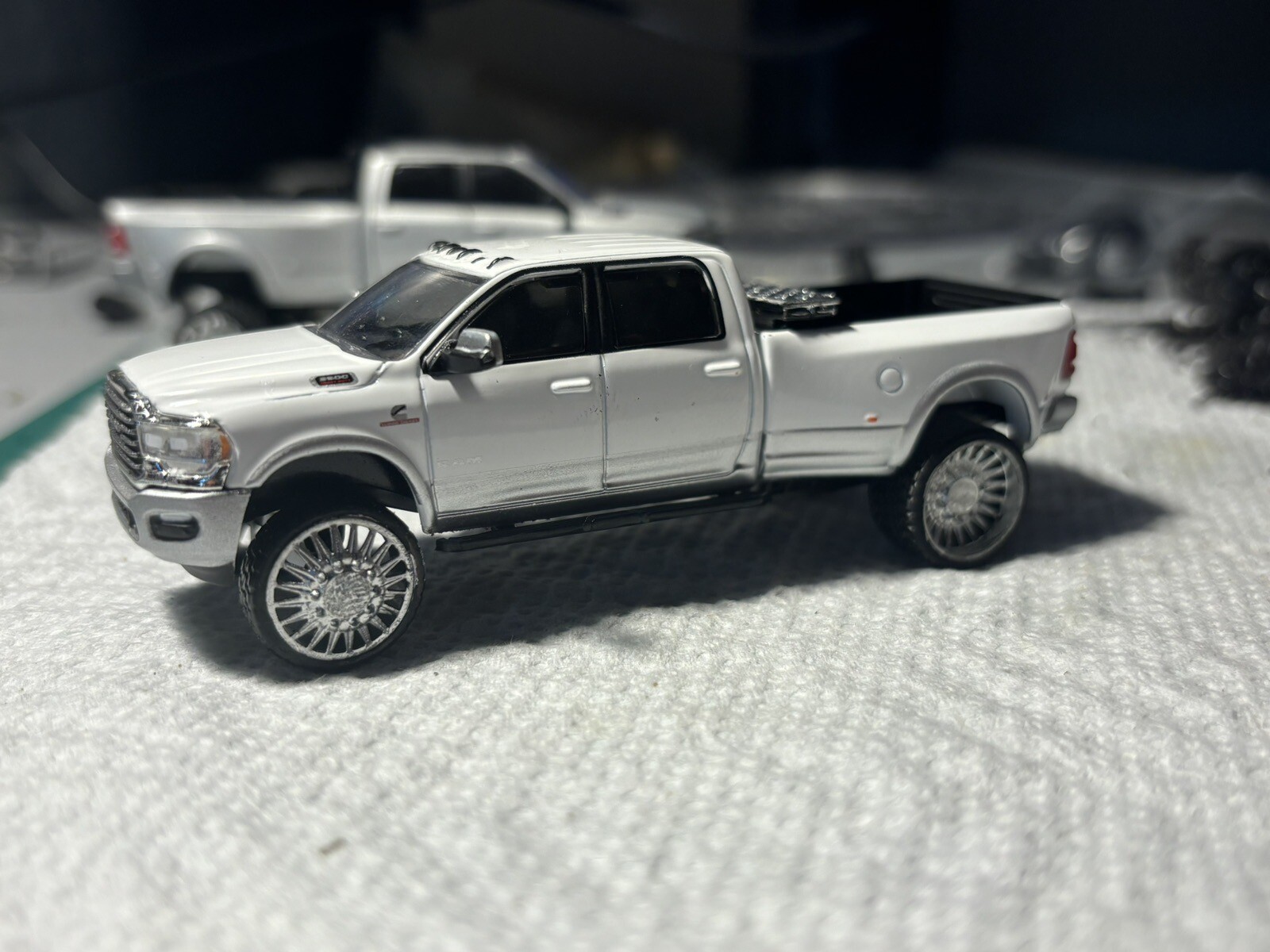 1/64 Scale 3D Printed Wheels Greenlight/m2/autoworld Schizo Wheels Dually