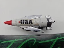 Thunder Bird 1 Space Jet Vintage Die-Cast Metal Thunderbirds Yot Toys White USA
