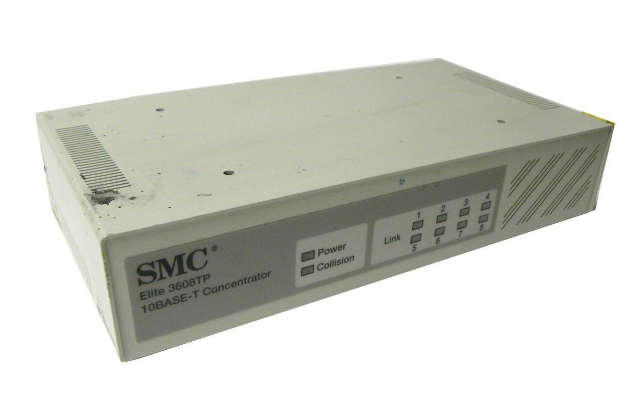 SMC 3608TP ELITE 10BASE-T CONCENTRATOR WITH 8 PORTS