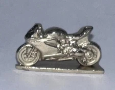 Monopoly Empire Edition Gold Ducati Motorcycle Token Game Piece Pewter