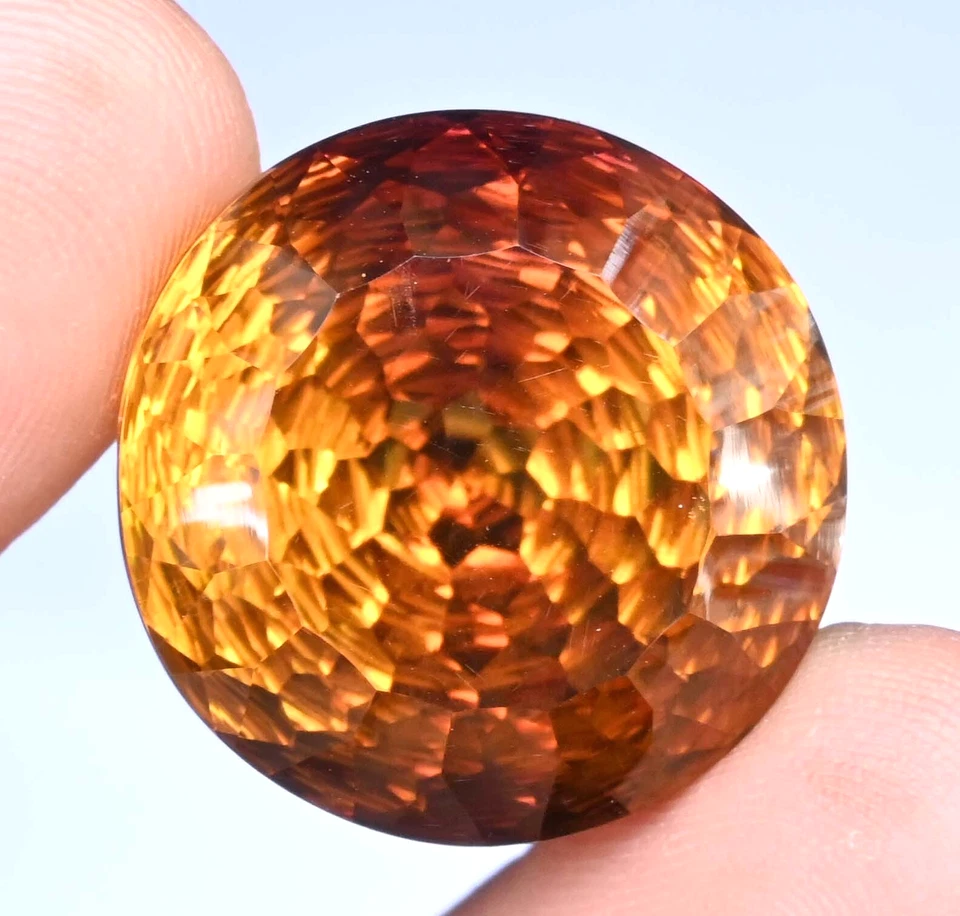 46.55 Ct Natural Bi-Color Ametrine Certified Round Cut Untreated Loose Gemstone - Image 2 of 4