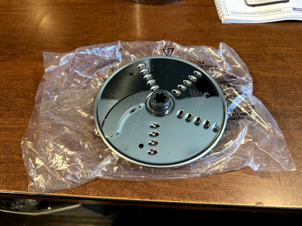 Cuisinart Food Processor 6x6mm French FryCut Disc, 11 & 7Cup, DLC