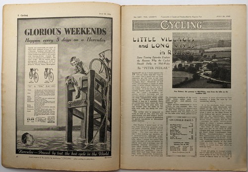 Antique 1930's Cycling Magazines, Choose From Drop Down Menu - Picture 45 of 76