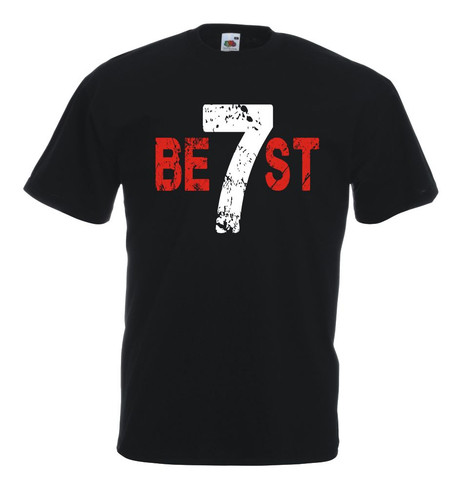 Maglia George Best 7 J420 T-shirt 100% cotone Football Vintage Ultras | eBay