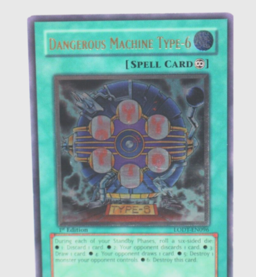 machine type yugioh cards YuGiOh Light of Destruction Dangerous Machine Type-6 Lodt-en096
