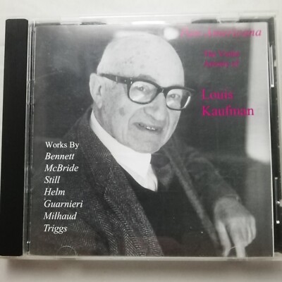 Pan-Americana - The Violin Artistry of Louis Kaufman / Cambria CD CD-1078