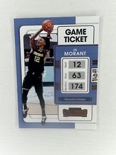 🔥🏀Lot Of 7 Cards!  2021 Ja Morant Contenders Bronze Parallel Game Ticket 🔥🏀