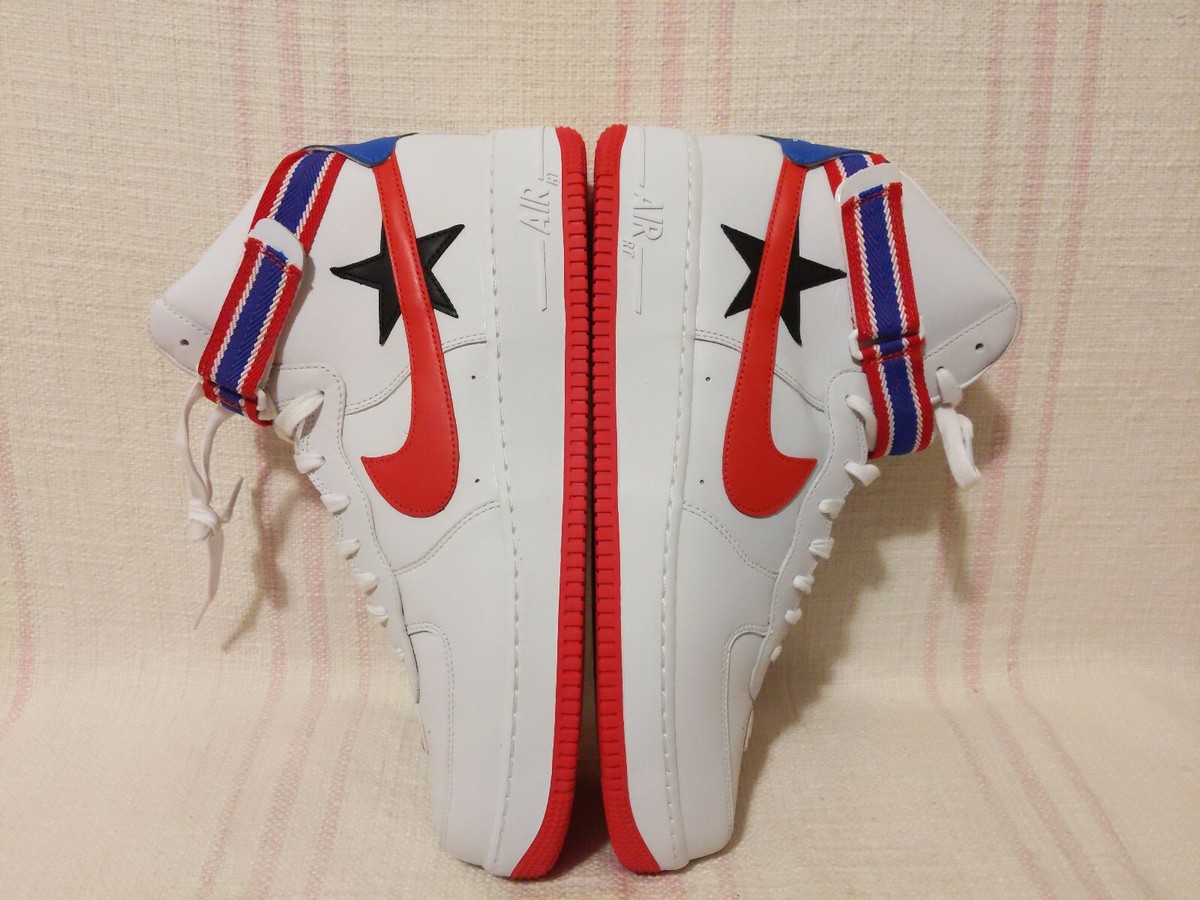 NIKE Air Force 1 High RICCARDO TISCI RT x NikeLab White Red NIKE Air Force 1 High RICCARDO TISCI RT x NikeLab White Red
