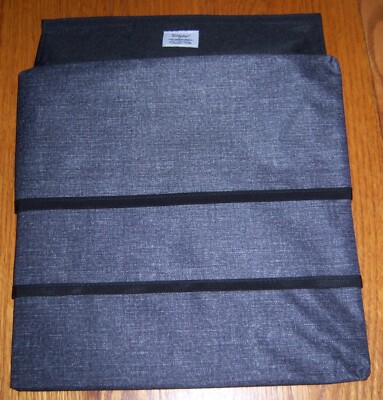 Thirty One Charcoal Crosshatch Wall Together Pocket Board Organizer  NEW IN BAG