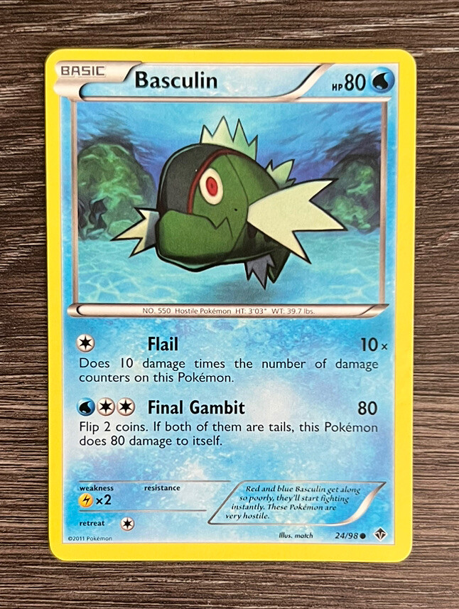 Basculin 24/98 - Emerging Powers - Common - Pokemon Card TCG - LP