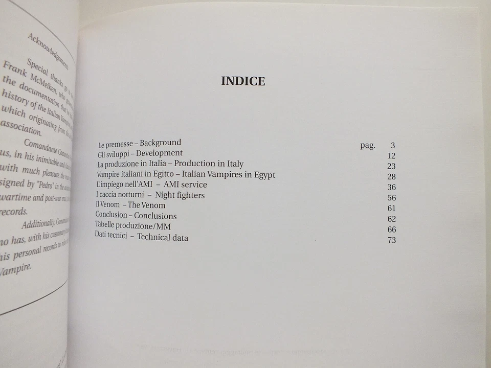 I Vampire Italiani/ Vampire in Italian Service (Aerofan speciale 5) *Eng/Ita* - Image 2 of 3