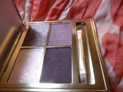 No7 MIDNIGHT GLOW Augenpalette.4 Farbtöne. Gold & Lila Etui - NEU IN BOX -