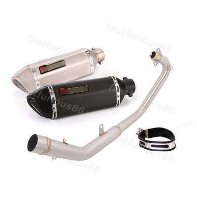 51mm Mufflers For Lifan KPT200 KTM200 Motorcycle Exhaust System Header Link Pipe