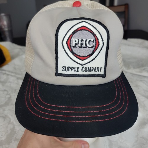 Vintage PHC Supply PATCH California Headwear Hat Trucker Snapback Cap