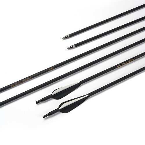 12X Archery 30" Carbon Arrows Screw Tip Bolt On/Off Hunting Recurve Bow Horsebow - Picture 19 of 24