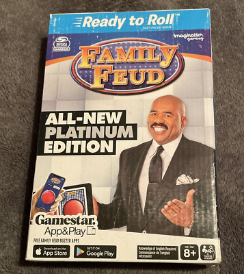 Steve Harvey Family Feud Game Ready to Roll All-New Platinum Edition-NEW IN BOX!