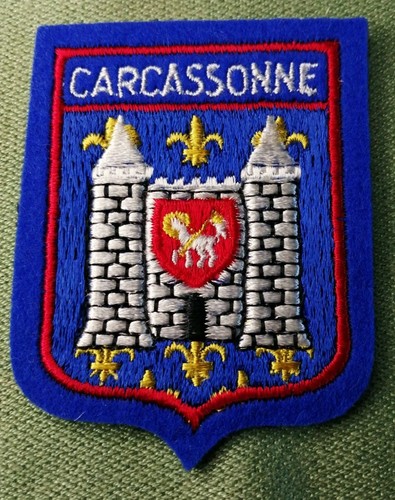 Autocollant Blason De Carcassonne - Sticker Déco 17 Cm Pour Décorer Vélo, Casque, Ordinateur