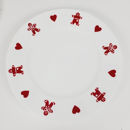 Corelle Gingerbread Man Dinner Plates Set Of 5 Christmas Serving Santa Holiday - Picture 8 of 12