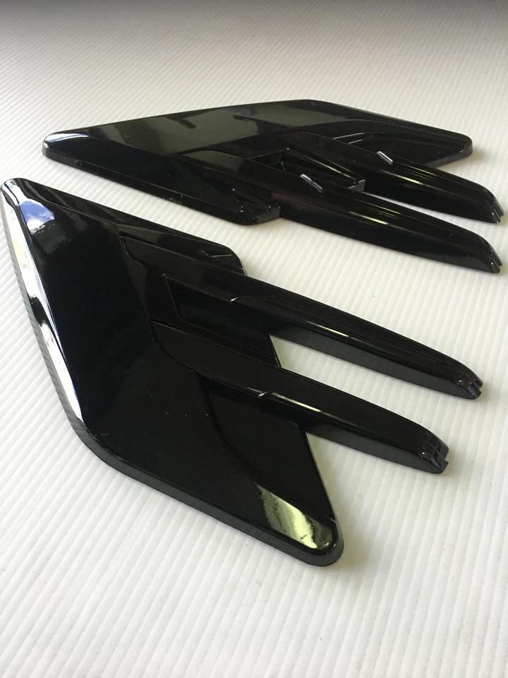 CAR TWO SIDE FENDER AIR FLOW SCOOP DECORATION VENT COVER X 2 PIECES - Изображение 2 из 4