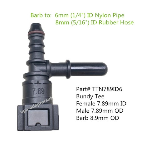 Widerhaken Stecker/Buchse/Gerade/Ellbogen/Biegung/T-Shirt/Kraftstoffleitung Schlauch Rohr Fitting Stecker - Bild 20 von 52