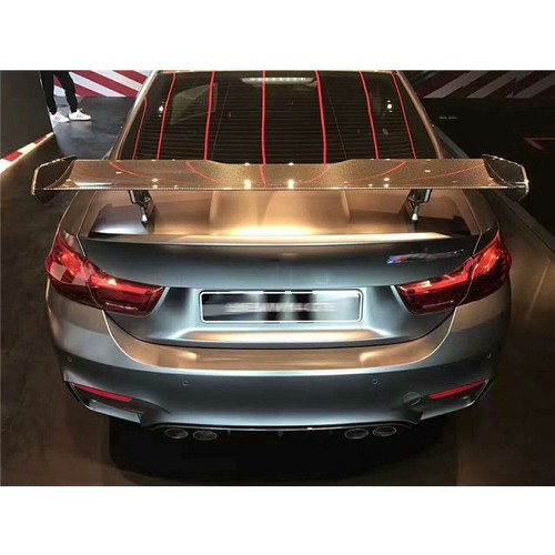 Real Carbon Fiber Rear Spoiler GTS Style For BMW F80 F82 F87 M2 M3 M4 2014-2019 - Picture 3 of 7