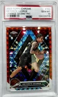 2023 Topps Chrome Basketball Orange Refractor Keyonte George #153 PSA 9