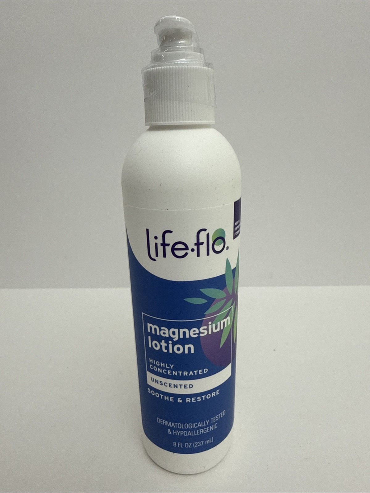 Magnesium Lotion, Highly Concentrated, Unscented, 8 fl oz (2