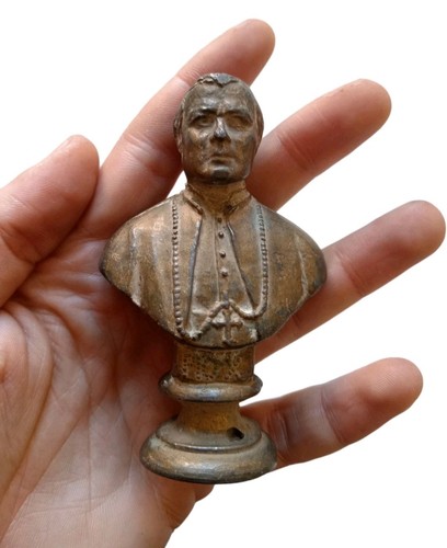 *HH* Antique Bust Statue Pope Pius X Sculpture Religious Statuette Vatican Statues - Picture 18 of 24