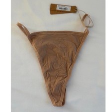 Skims Fits Everybody T-String Thong in Clay, Size Medium