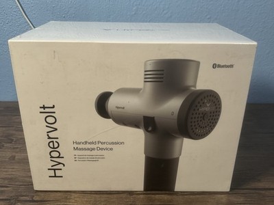 Hyperice Hypervolt Bluetooth Percussion Massage Gun Silver NEW SEALED FAST SHIP