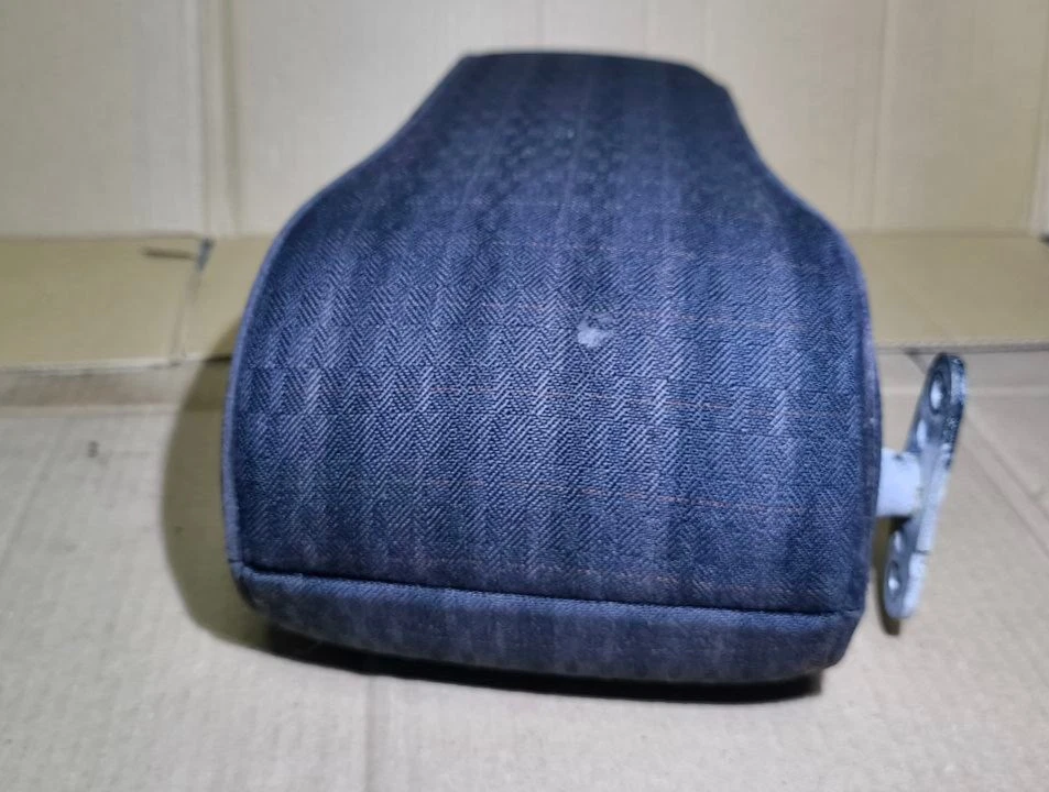 Mercedes-Benz W124 Sedan Wagon Coupe Front Left Seat Arm Rest Dark Blue OEM - Image 4 of 4