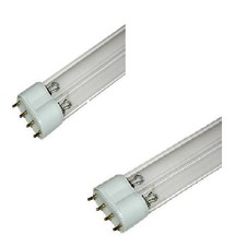 24 Watt PLL 2G11 Base UV-C Replacement Lamp for Garden Koi Fish Ponds, 2 Pack