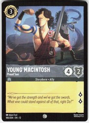 Young Macintosh - Proud Son 180/204 The Wilds Unknown Disney Lorcana Common