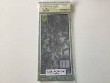 Lisa Horton Crafts POINSETTIA 3D Embossing Folders. The Slimline Collection