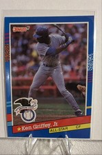 1991 Donruss - All-Stars Ken Griffey Jr #49 Separated Stripe is Yellow