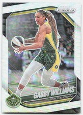 2025 Panini Prizm WNBA #77 Gabby Williams Silver Prizms Seattle Storm