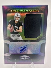2025 Panini Certified Freshman Fabric Auto /399 Jack Bech Purple (AU, MEM, RC)