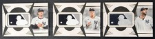 AARON JUDGE CC SABATHIA COLE 2025 TOPPS DEFINITIVE TRIPLE LOGOMAN LOGO PATCH 1/1