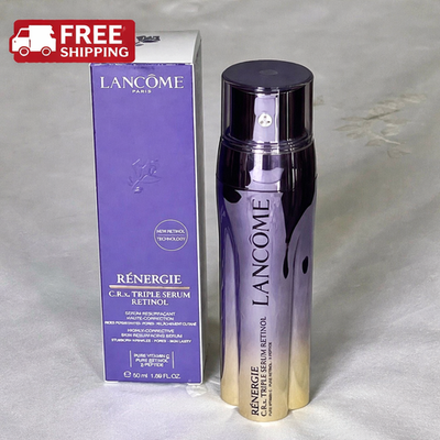 Lancome Renergie C.R.x Triple Serum RETINOL 1.7 oz / 50mL NIB