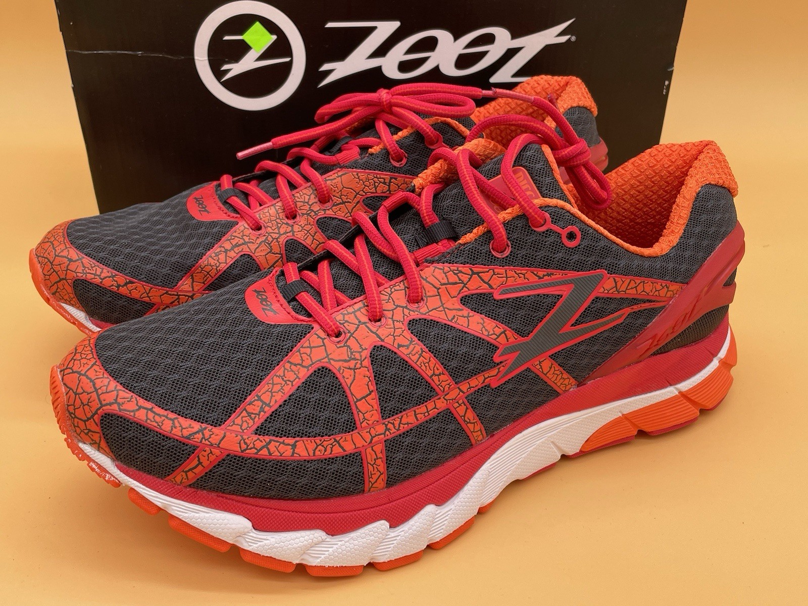 SAOLA Scarpe da corsa uomo Zoot Sport Diego taglia 12 5 sneakers svasate solari zoot rosse