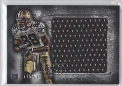 2012 Topps Inception Rookie Jumbo Relics 125/165 Nick Toon #JR-NT 1u6