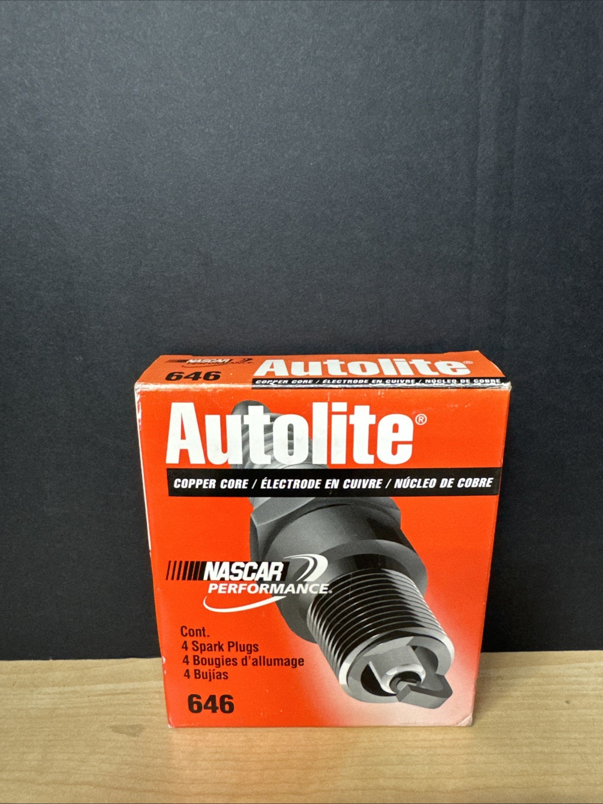 8 Pack - Autolite 646 Copper Resistor Automotive Replacement Spark Plugs