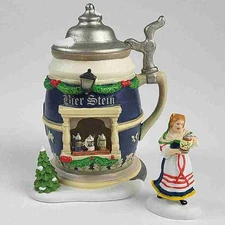 Department 56 Christmas Market The Bier Stein Booth - #805531 - Alpine Village